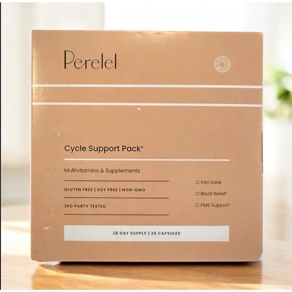 PERELEL Cycle Support Pack 28 Day Supply 35 Caps PMS Support Exp 9/26 SEALED